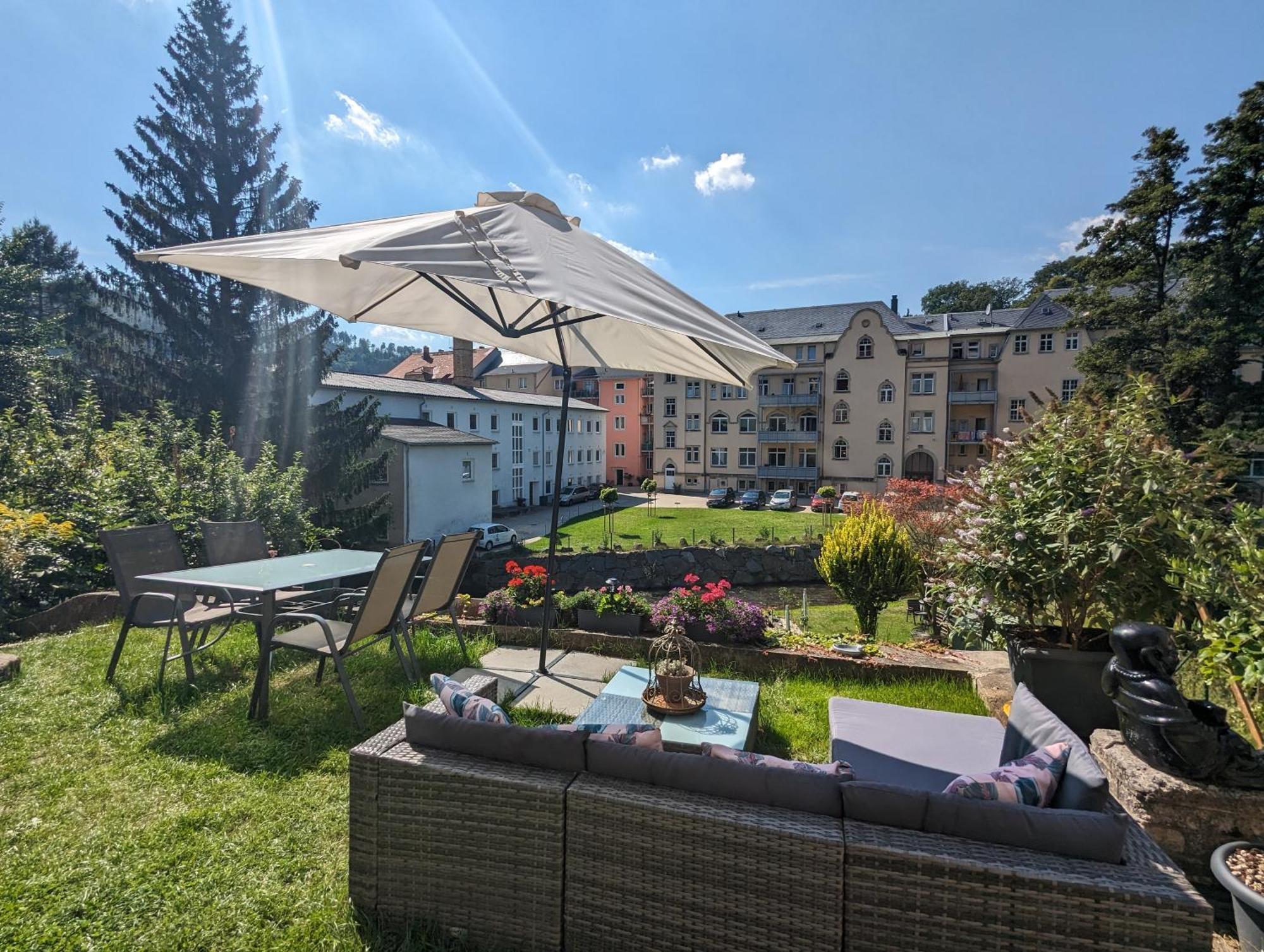 Апартаменти Uo2 - Urlaubsmagie - Garten, Whirlpool, Sauna Зебніц Екстер'єр фото