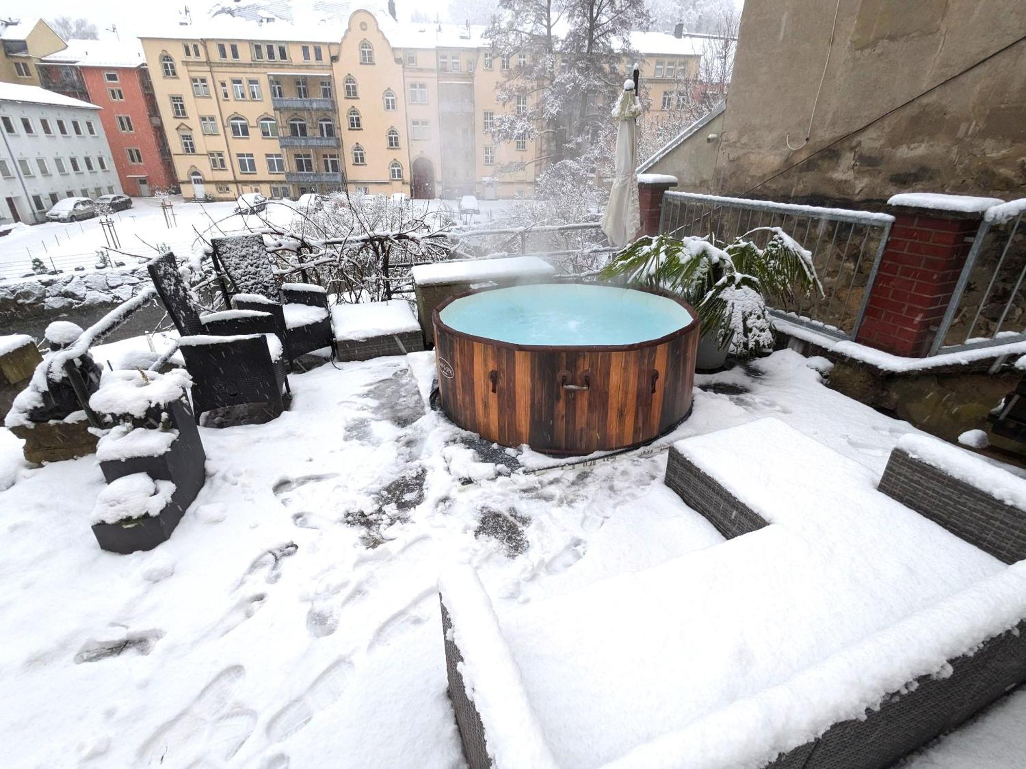 Апартаменти Uo2 - Urlaubsmagie - Garten, Whirlpool, Sauna Зебніц Екстер'єр фото