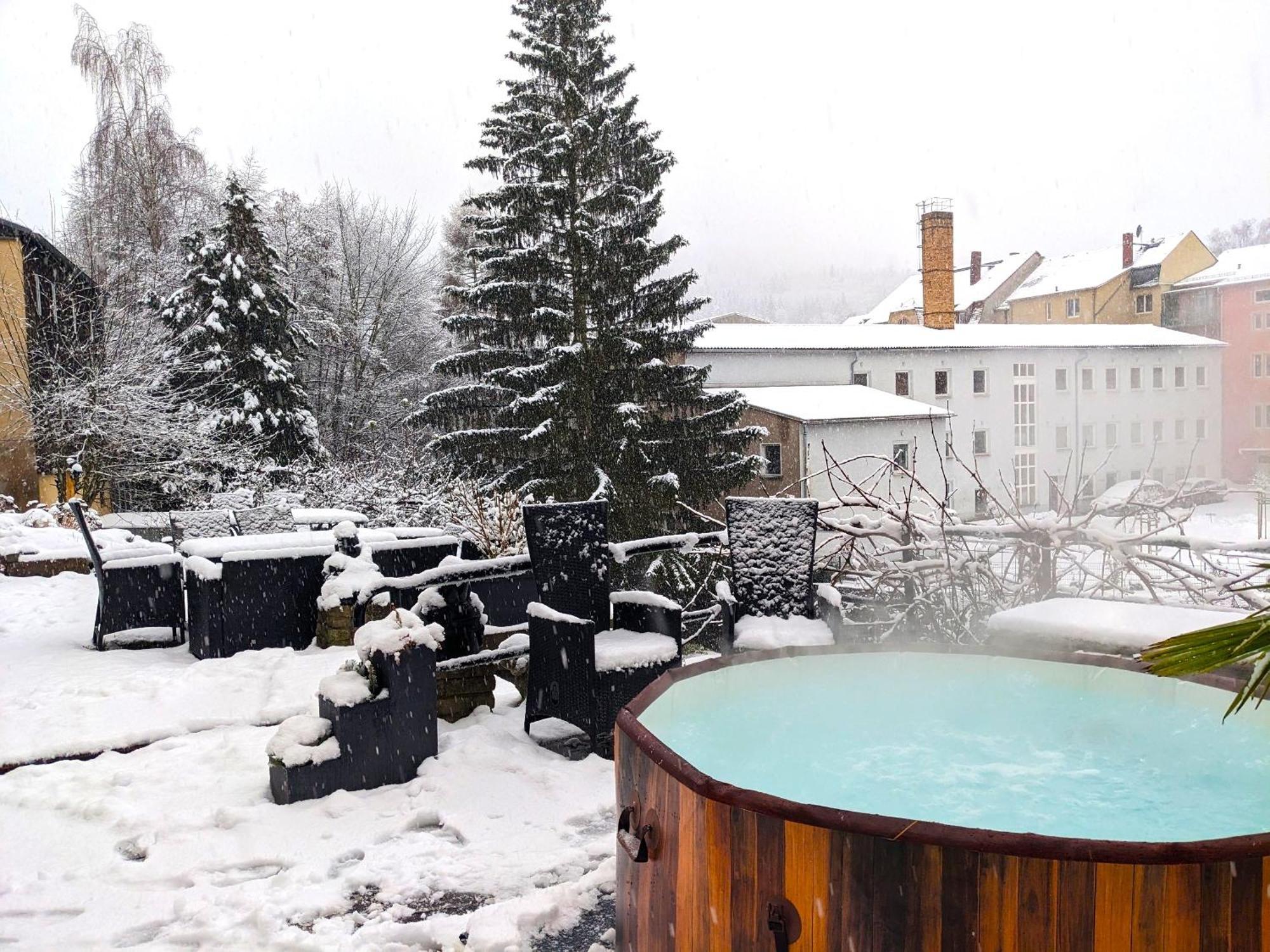 Апартаменти Uo2 - Urlaubsmagie - Garten, Whirlpool, Sauna Зебніц Екстер'єр фото