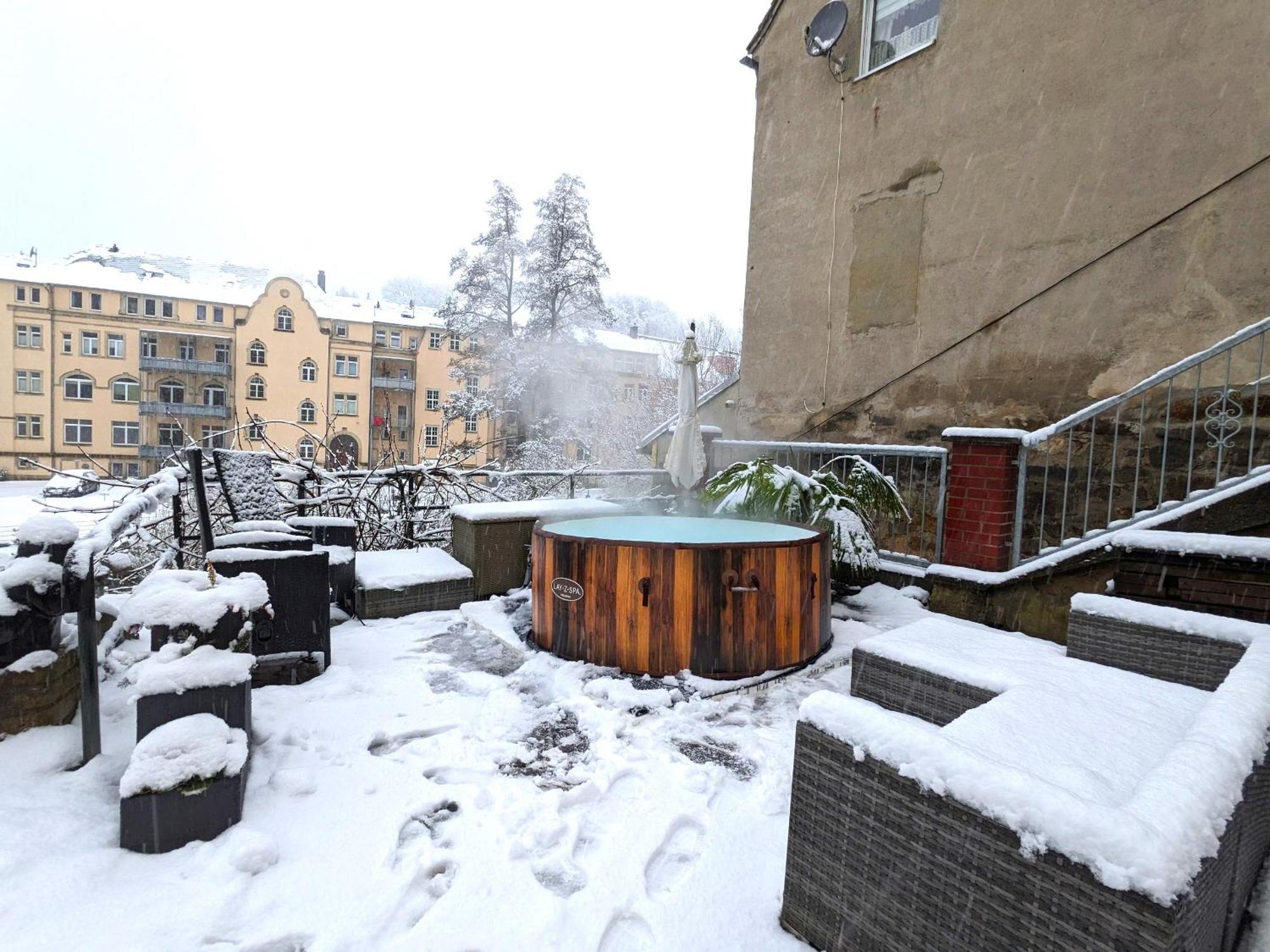 Апартаменти Uo2 - Urlaubsmagie - Garten, Whirlpool, Sauna Зебніц Екстер'єр фото